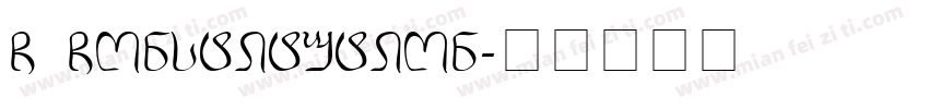 CK Constitution字体转换